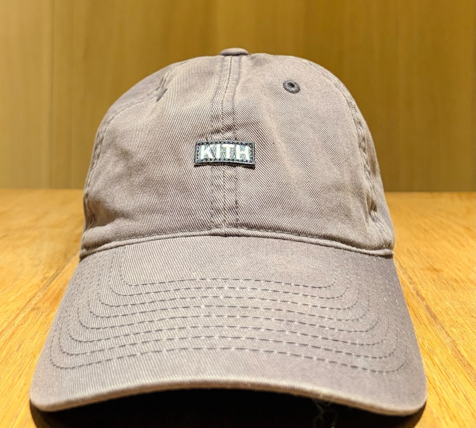 Kith Classic Logo Strapback Hat Gray - image 1