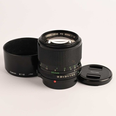 Canon Lens FD 85/1,8 Canon FD 85mm f/1.8 Portrait  SHP 311566