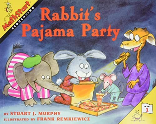 Rabbit's Pajama Party; MathStart 1 - 9780064467223, paperback, Stuart J Murphy - Image 3