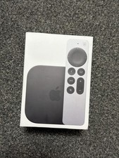 Apple TV 4K 3rd Gen Wi-Fi 64GB A2737 and Siri Remote A2854 with Box