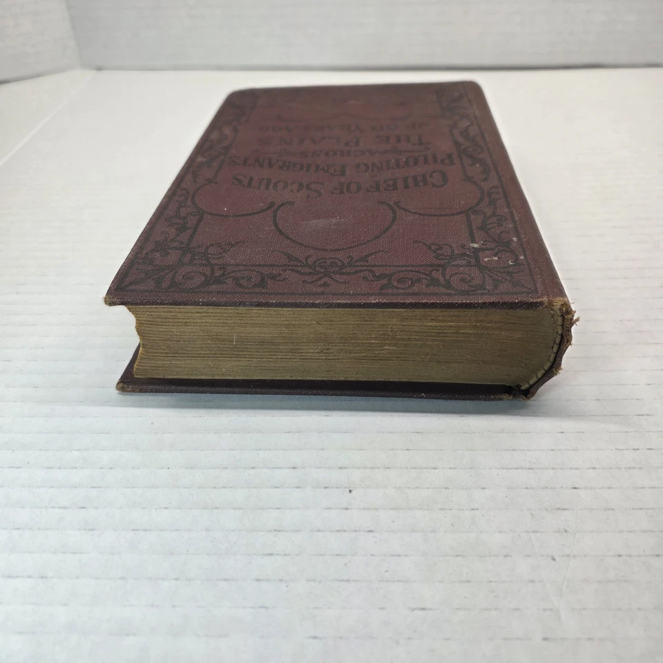 VTG 1910 Chief of Scouts W.F. Drannan Book ~ Western Frontier Plains Illustrated Foto 4 de 4