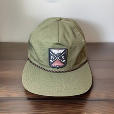 Boston Scott Golf Cap, Snap Back, Olive Green, New With Tags