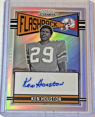 Ken Houston 2025 Panini Prizm Flashback Prizm Auto #FLA-KHN 14/149