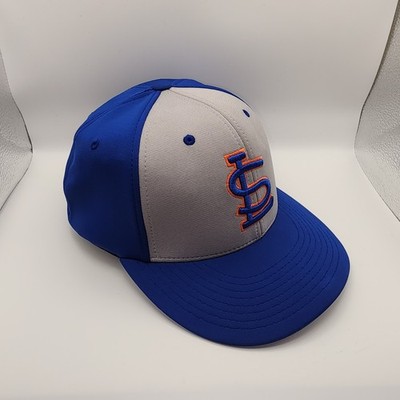 St Louis Cardinals Hat Cap Flex Fit L/XL Blue White MLB Richardson Pts 20 Pulse