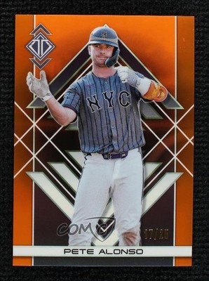 2025 Transcendent Collection Icons Chrome Orange Refractor 17/25 Pete Alonso 9su