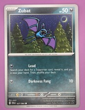 Zubat 027/064 Shrouded Fable Regular Finish Pokemon Card