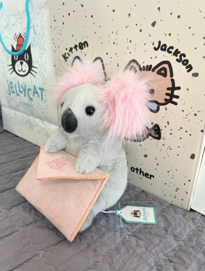 Jellycat Koala With Message Valentines 2026 Plush Toy Authentic