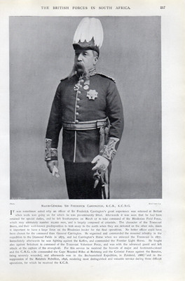 1900 Burenkriegsdruck Generalmajor Sir Frederick Carrington K.C.B., K.C.M.G.