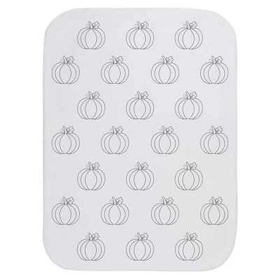 Baby Spuck-/Waschlappen 'Pumpkin Outline' (BC00042584) - Bild 1 von 4