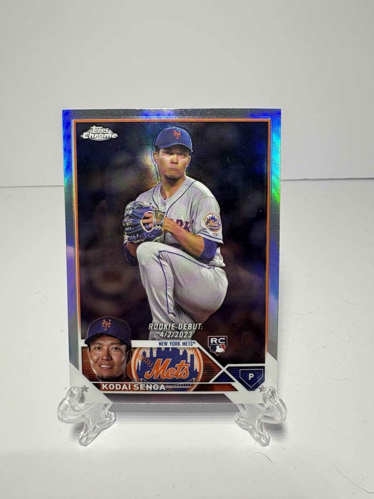 2023 Topps Chrome Update Kodai Senga RC Refractor Rookie #USC124 Mets