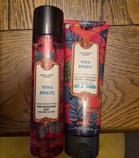 BATH AND BODY WORKS " VIVA BRAZIL/ BODY CREAM / FINE FRAG MIST