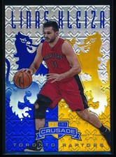 2012-13 Panini Crusade Linas Kleiza #288 Blue & Gold Prizm