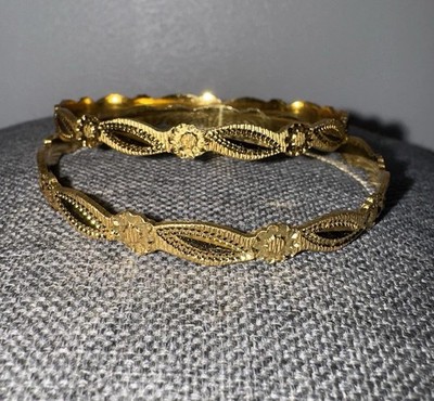 Gold Armreifen Armbänder Set 