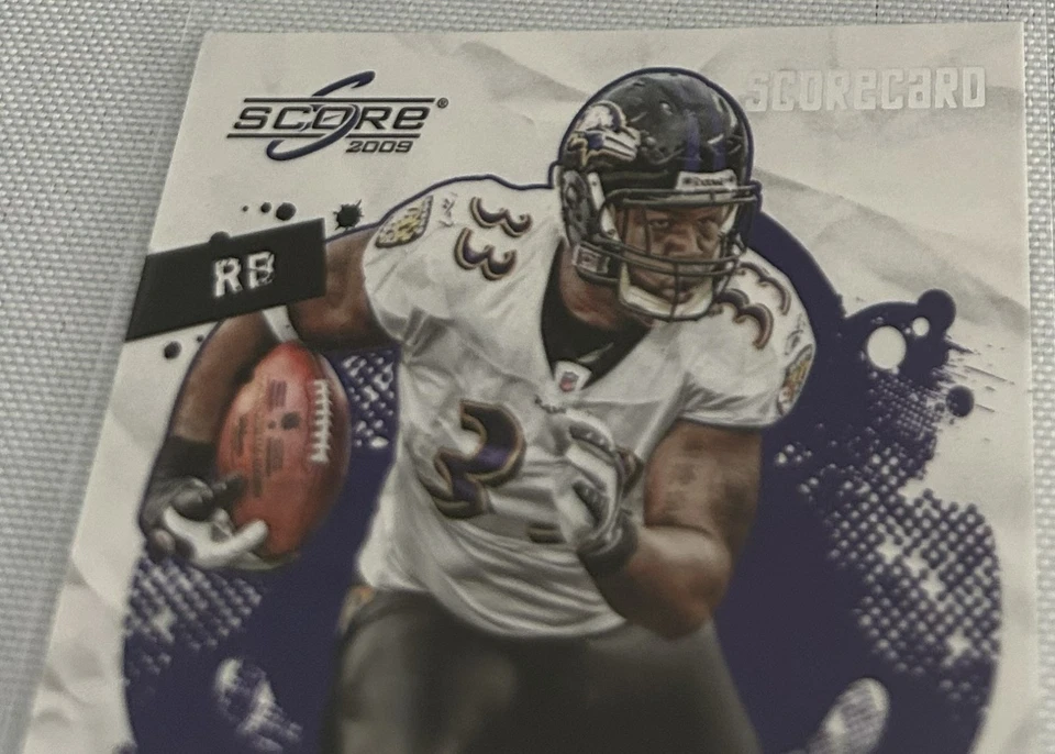 2009 Score Football Le'Ron McClain Baltimore Ravens Young Stars Scorecard #d 499 - Image 2 of 4