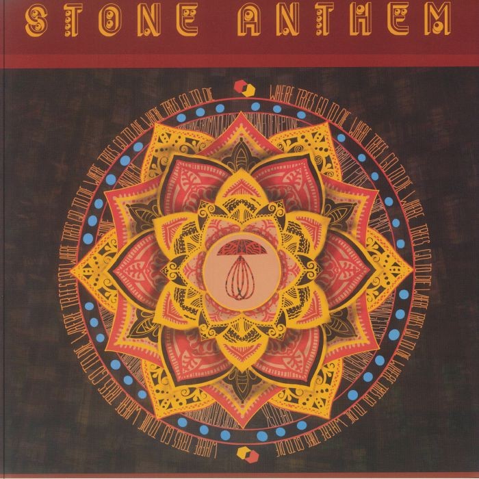 STONE ANTHEM - Where Trees Go To Die - maroon & yellow split coloured vinyl LP