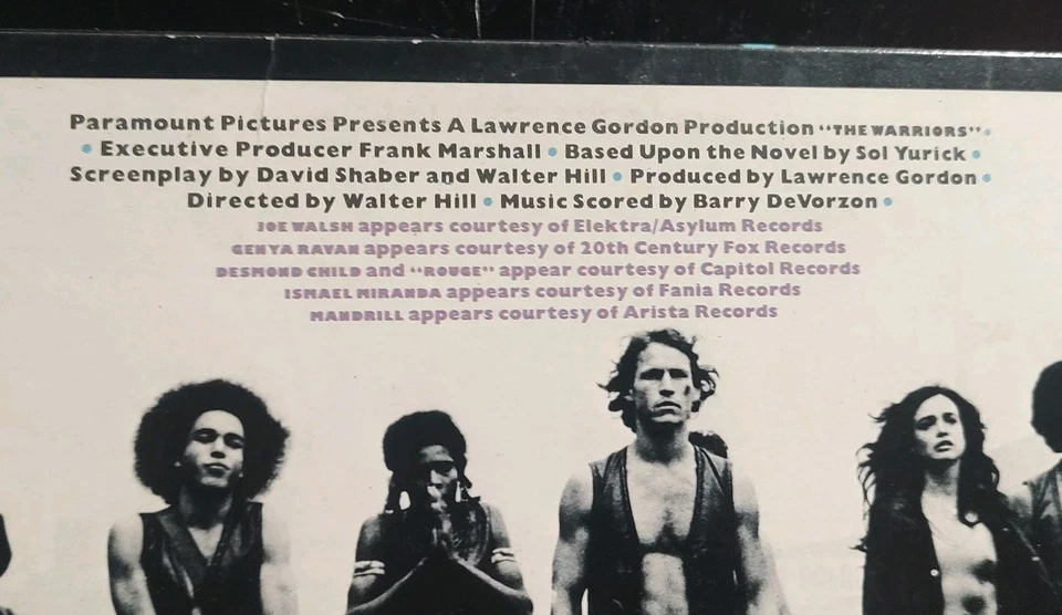 Vintage 1979 The Warriors Vinyl Movie Soundtrack Record LP! A&M SP-4761 Rare! - Image 4 of 4