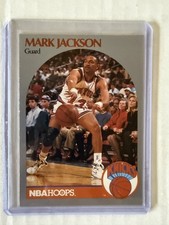 1990-91 NBA Hoops Mark Jackson #205 Menendez Brothers New York Knicks
