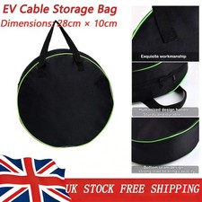 EV Charging Jumper Cable Bag Waterproof Electric Car Charger Case Storage