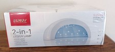Nail Drying Lamp Sunuv 2-in-1 LED/UV Cure Nailpolish 2x Faster NEW