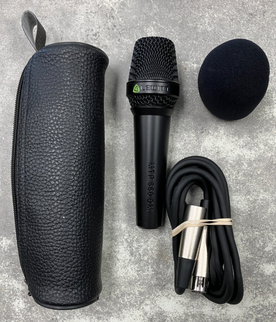 Lewitt MTP 550 DM Dynamic Vocal Mic w/ Case & Foam – Great Condition!
