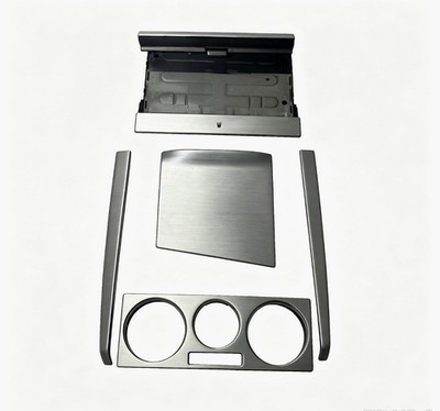 Brushed Aluminum Radio Lid Fit Golf MK4 Bora Jetta R32 99-05 Manual AC