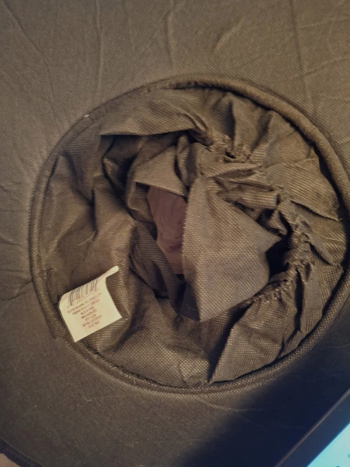 Mad Hatter Top Hat Cap Alice in Wonderland Red Black Halloween Costume  - Image 3 of 4