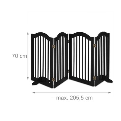 Cancelletto Estensibile Per Cani E Bambini Fino A 254cm - Grigio, Per Scale E Porte - Foto 6