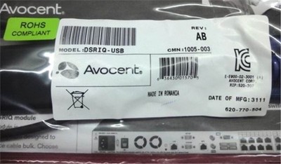 1Pc New Avocent Dsriq-Usb Kvm Switch Usb Server Interface Module Sim on