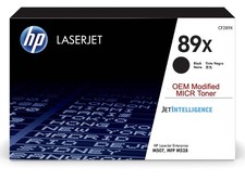HP 89X OEM Modified MICR CF289X Genuine Toner Cartridge High Yield 