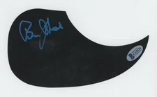 Bruce Johnston Beach Boys Autographed Signed Guitar Pickguard Beckett BAS 30175