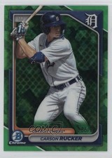2024 Bowman Sapphire Edition Chrome Prospects Green 86/99 Carson Rucker 1r25