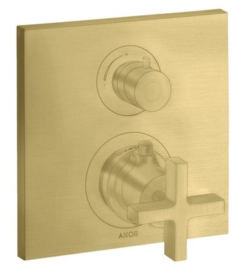 Hansgrohe Thermostat Concealed Axor Citterio 39705950 Brushed Brass
