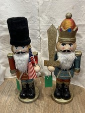 28 Inch Used Nutcracker Porch Set