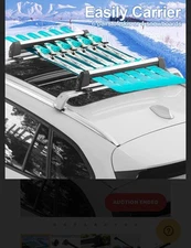 NELOMO Ski & Snowboard Car Racks Ski Racks for Roof of Car