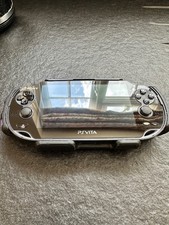 Sony PlayStation Vita-Black-in great condition with protective cover and games