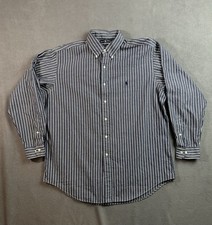 POLO RALPH LAUREN Men  s Shirt 16 1/2 34/35 Yarmouth 100 Cotton Striped