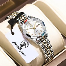 Luxury Ladies Wristwatch Waterproof Luminous Date Womens Quartz Watch
