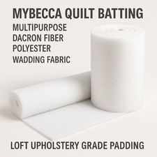 36 inch Wide Mybecca Bonded Dacron Upholstery Grade Polyester Batting 5 yards 
