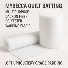 36 inch Wide Mybecca Bonded Dacron Upholstery Grade Polyester Batting (5 yards)