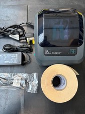 Zebra GK420d Thermal Label Printer with cables and labels!