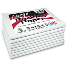 Large Newsprint Packing Paper - 240 Sheets, 31"x22" - Recyclable Moving Supplies