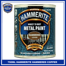 Hammerite - Smooth Direct To Rust Metal Paint - ALL Colours - 750ML