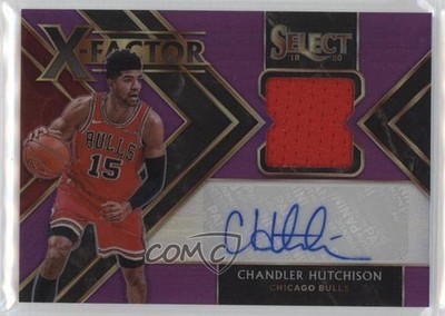 2019-20 Panini Select Purple 25/99 Chandler Hutchison #XF-CHS Auto 11p9