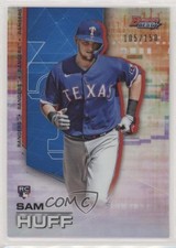 2021 Bowman's Best Blue Refractor 105/150 Sam Huff #46 1u6