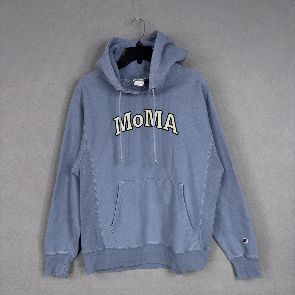 Champion MoMA Hoodie Mens Medium Reverse Weave Museum Of Modern