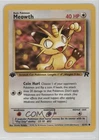 Meowth 1st Ed. Pokemon Team Rocket #62 2000