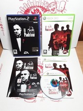 🟢 Il Padrino PS2 + Il Padrino II XBOX 360 con manuali e dischi ottimi!