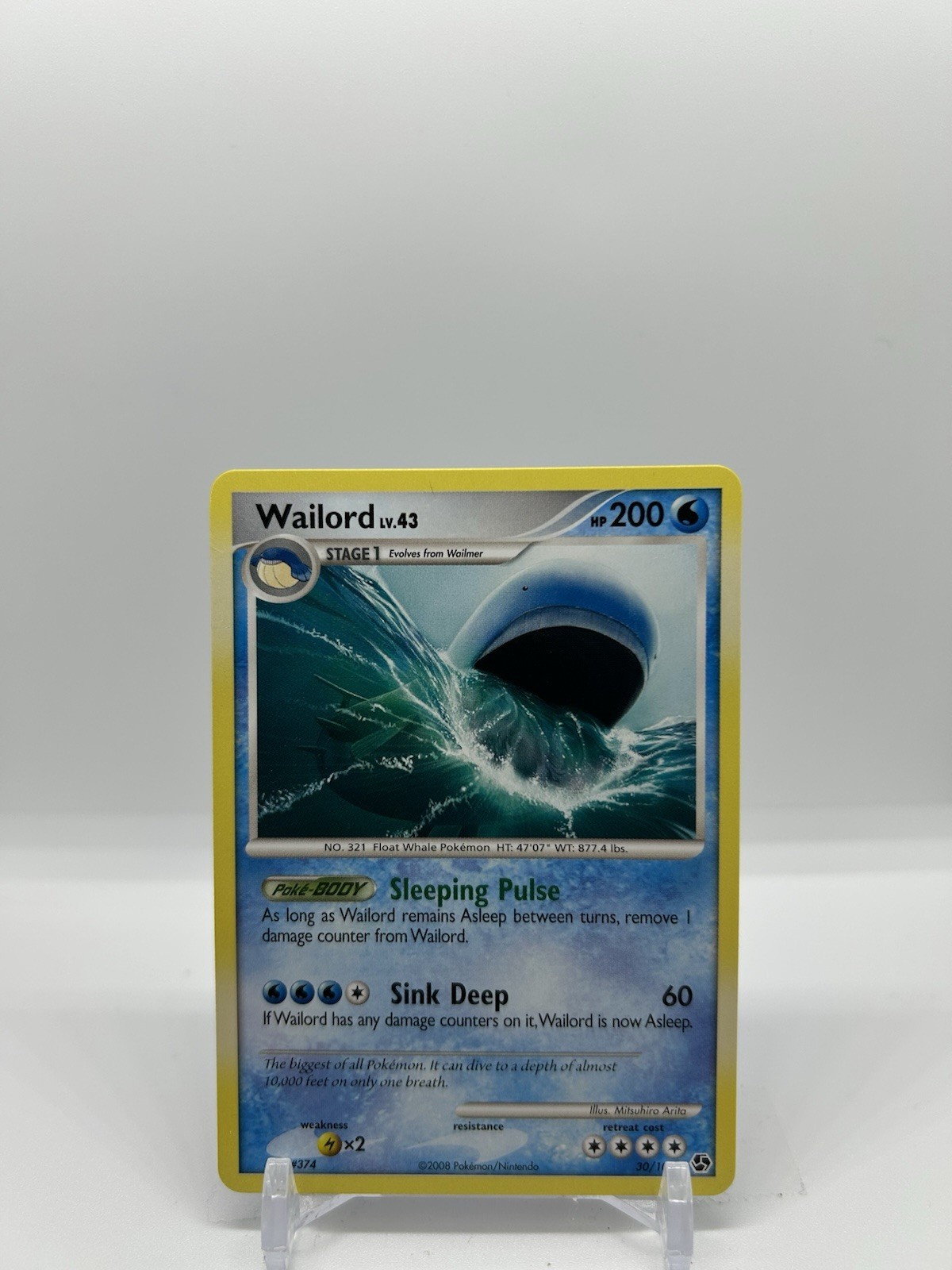 Wailord 30/106 Great Encounters Regular Non Holo Rare Near Mint