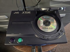 JVC X'EYE Sega Genesis Sega CD with JVC & Genesis Controllers & 4 games Sonic CD