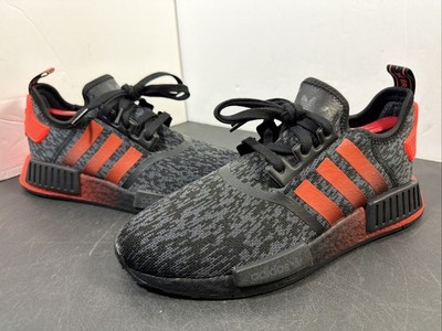 Adidas Originals NMD R1 Pirate Black Solar Red Shoes Men's Size 8.5 EG7953